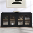 Pemberly Row Contemporary Engineered Wood Buffet/Server in Black