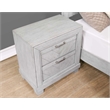 Pemberly Row Contemporary Engineered Wood Bedroom Nightstand in Gray