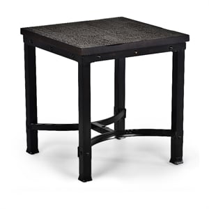 Pemberly Row Engineered Wood Contemporary 3-piece Coffee End Table in Brown