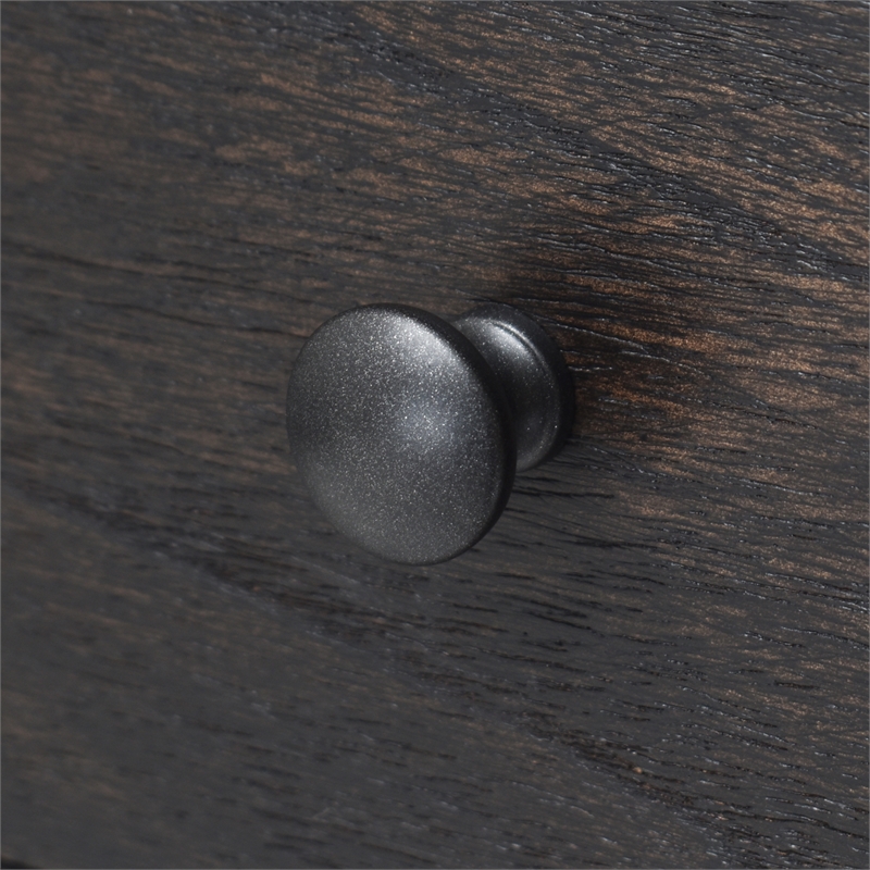 Pemberly Row Farmhouse Acacia Wood 6-Drawers Bedroom Dresser in Brown