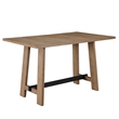 Pemberly Row Modern / Contemporary Counter Table in Brown/Black