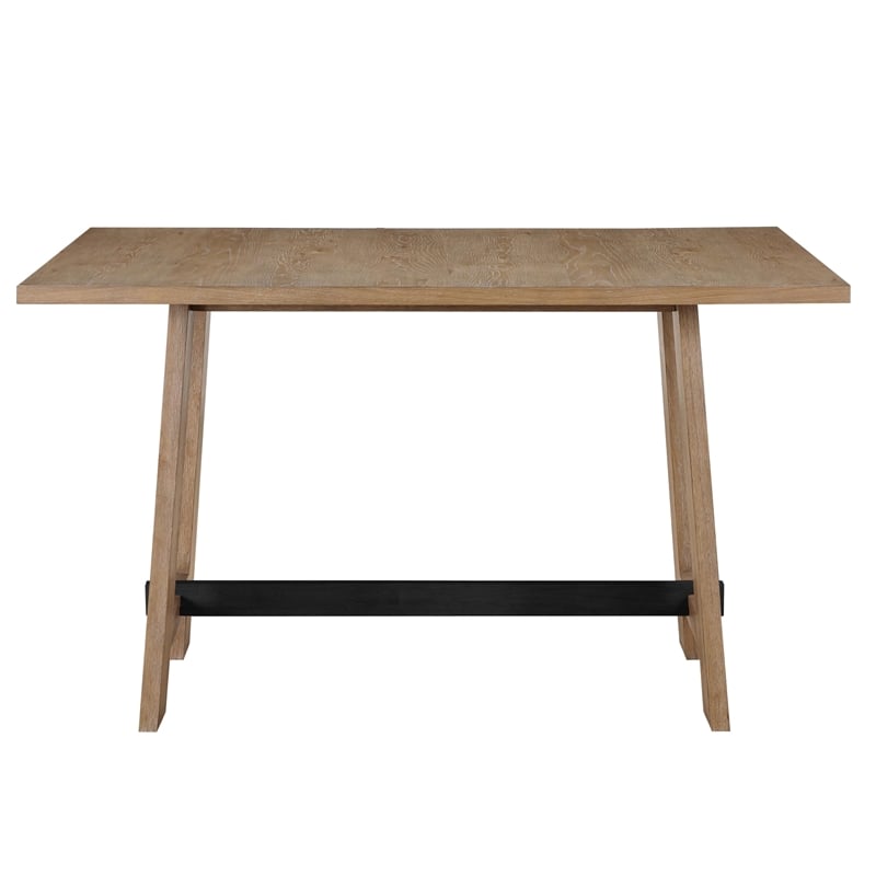 Pemberly Row Modern / Contemporary Counter Table in Brown/Black