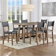 Pemberly Row Modern / Contemporary Counter Table in Brown/Black