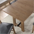 Pemberly Row Modern / Contemporary Counter Table in Brown/Black