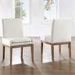 Pemberly Row Modern / Contemporary Upholstered Side Chair in White
