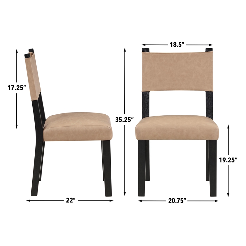 Pemberly Row Contemporary Black 7-piece Round Complete Dining Set
