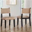 Pemberly Row Contemporary Black 7-piece Round Complete Dining Set
