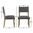 Pemberly Row Contemporary Brown 7-piece Round Complete Dining Set