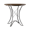Pemberly Row Contemporary Round Counter 3-pieces Set in Brown