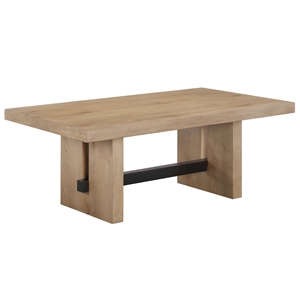 Pemberly Row Engineered Wood Contemporary 48&quot Coffee Table in Brown