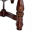 Pemberly Row Faux Leather Seating Contemporary 11 piece Dining Set in Brown