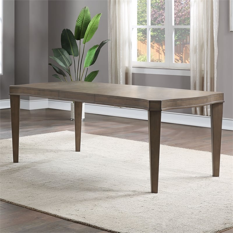 Pemberly Row Modern / Contemporary 5-piece Dining Table Set in Brown