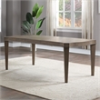 Pemberly Row Modern / Contemporary 5-piece Dining Table Set in Brown