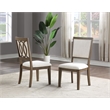 Pemberly Row Modern / Contemporary 5-piece Dining Table Set in Brown