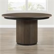 Pemberly Row Engineered Wood Contemporary Dining Table in Brown