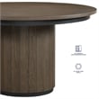 Pemberly Row Engineered Wood Contemporary Dining Table in Brown