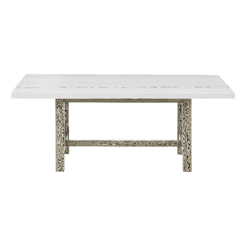 Pemberly Row Modern / Contemporary Rectangular Dining Table in White