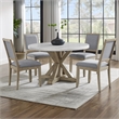 Pemberly Row Contemporary 5-piece Complete Dining Set in White