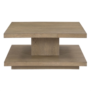 Pemberly Row Engineered Wood Contemporary Cocktail Table in Brown