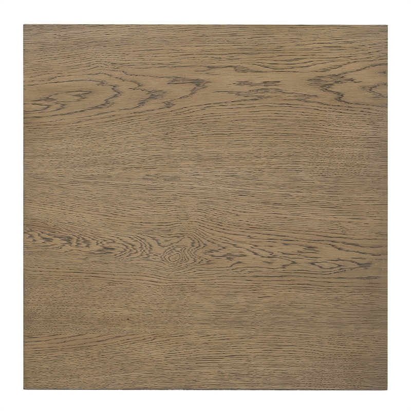 Pemberly Row Engineered Wood Contemporary End Table in Brown