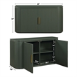 Pemberly Row Engineered Wood Modern / Contemporary Server in Green