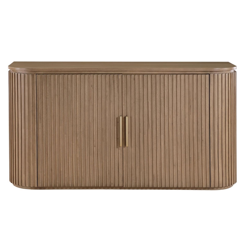 Pemberly Row Engineered Wood Modern / Contemporary Server in Brown