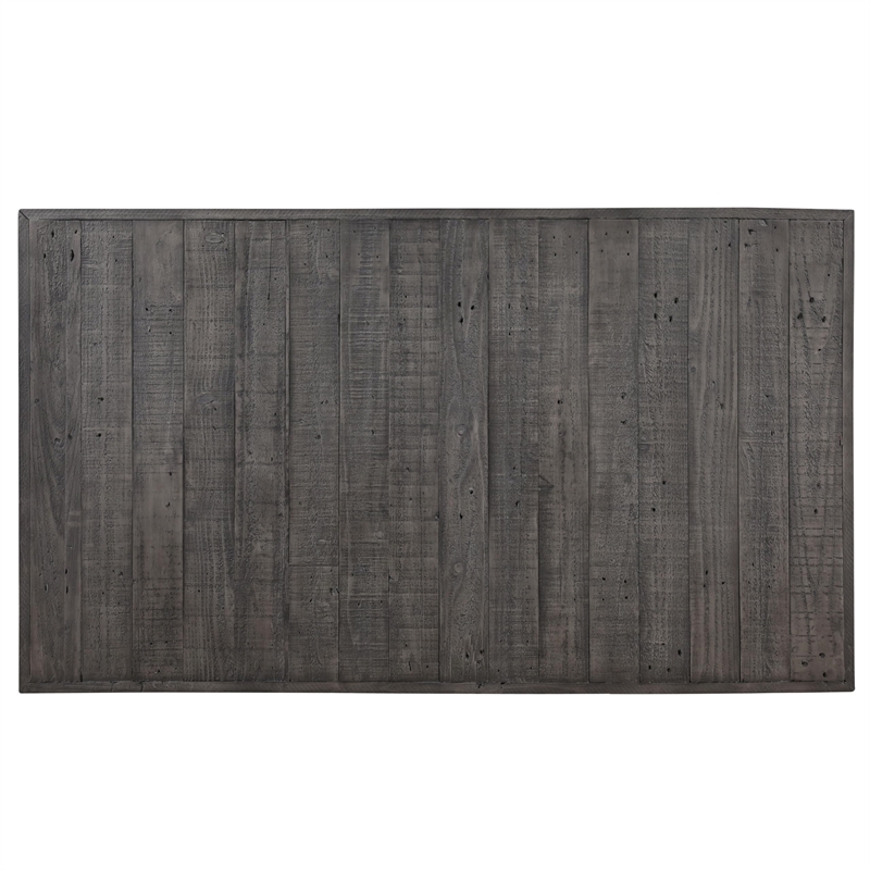 Pemberly Row Iron Modern / Contemporary Coffee Table in Gray