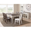 Pemberly Row Engineered Wood Contemporary 5-piece Dining Set in White