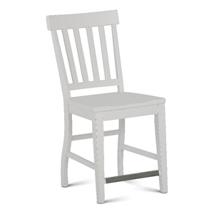 Pemberly Row Contemporary 5-piece Complete Dining Set in White