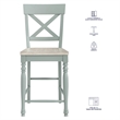 Pemberly Row Wooden Modern / Contemporary Green Counter Chair