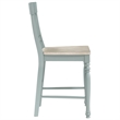 Pemberly Row Wooden Modern / Contemporary Green Counter Chair