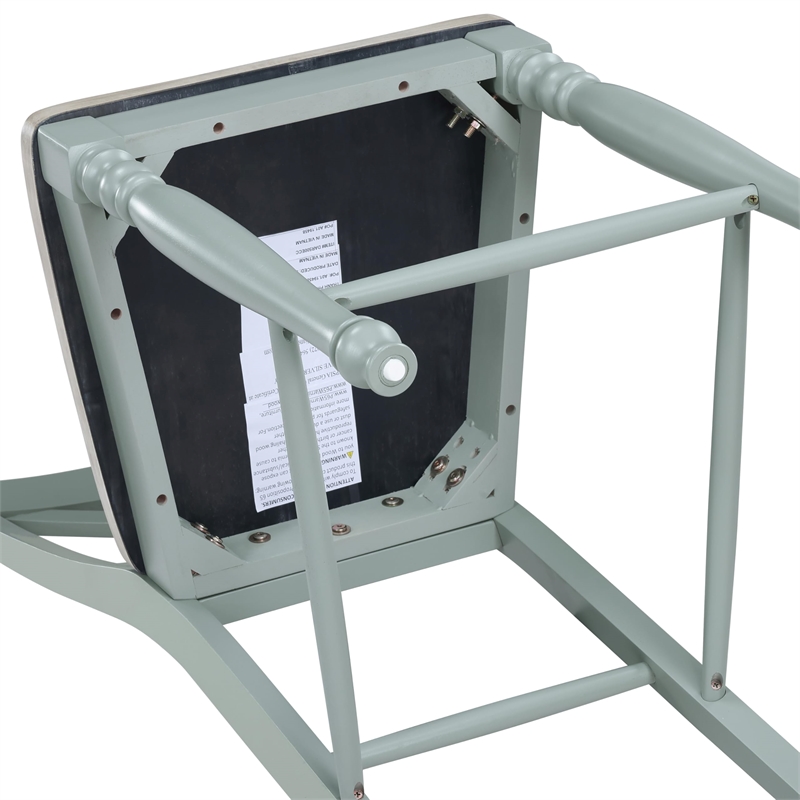 Pemberly Row Wooden Modern / Contemporary Green Counter Chair