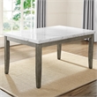 Pemberly Row Contemporary 5-piece Complete Dining Set in White