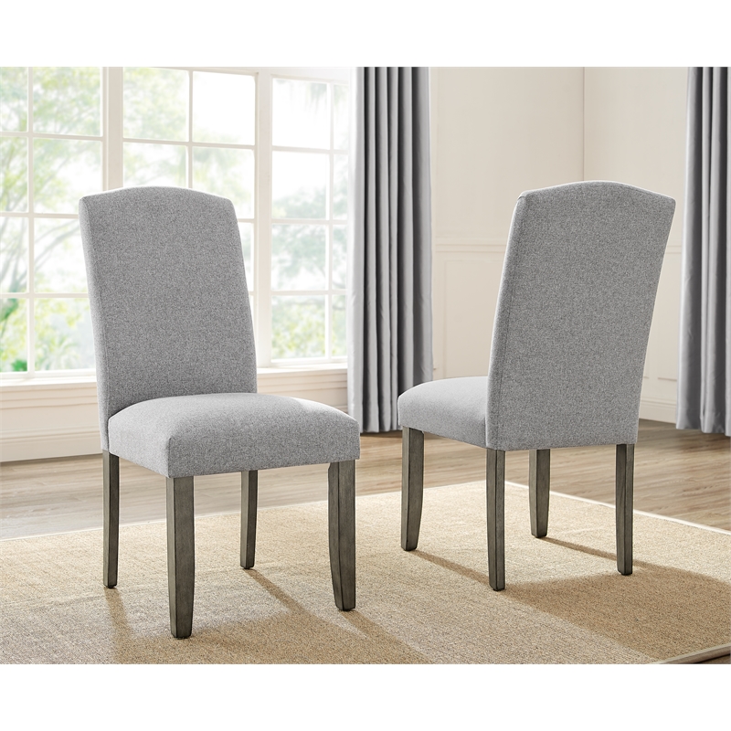 Pemberly Row Contemporary 5-piece Complete Dining Set in White