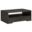 Pemberly Row Wood Modern / Contemporary Cocktail Table in Brown
