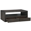 Pemberly Row Wood Modern / Contemporary Cocktail Table in Brown