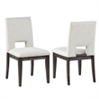 Pemberly Row Modern / Contemporary Upholstered Side Chair in White