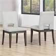 Pemberly Row Modern / Contemporary Upholstered Side Chair in White