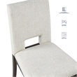 Pemberly Row Modern / Contemporary Upholstered Side Chair in White