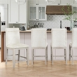 Pemberly Row Modern / Contemporary Counter Chair in Tan/Sand