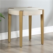Pemberly Row Engineered Wood Contemporary End Table in White