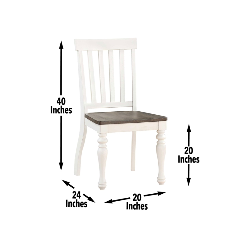 Pemberly Row Engineered Wood Contemporary 5-piece Dining Set in Two Tone