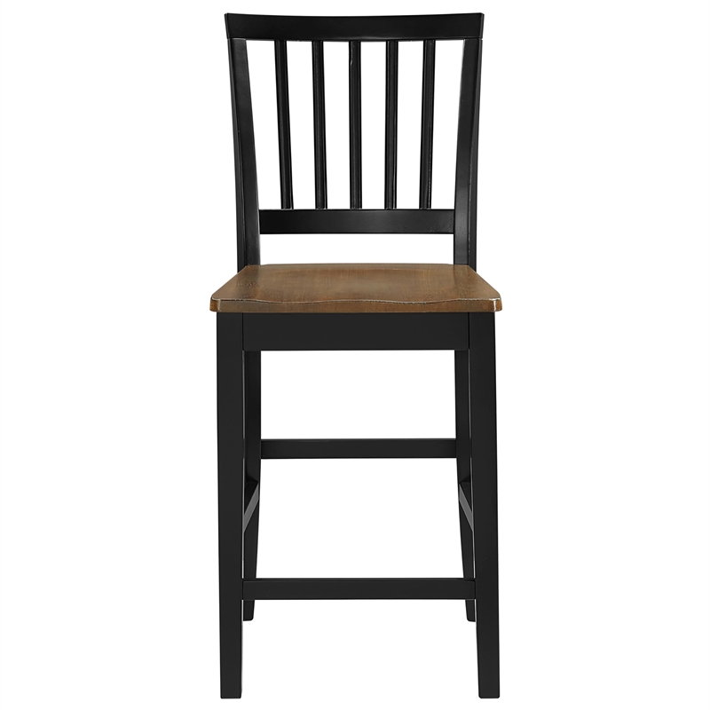 Pemberly Row Wood Modern / Contemporary Counter Chair in Brown