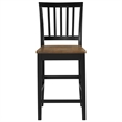 Pemberly Row Wood Modern / Contemporary Counter Chair in Brown