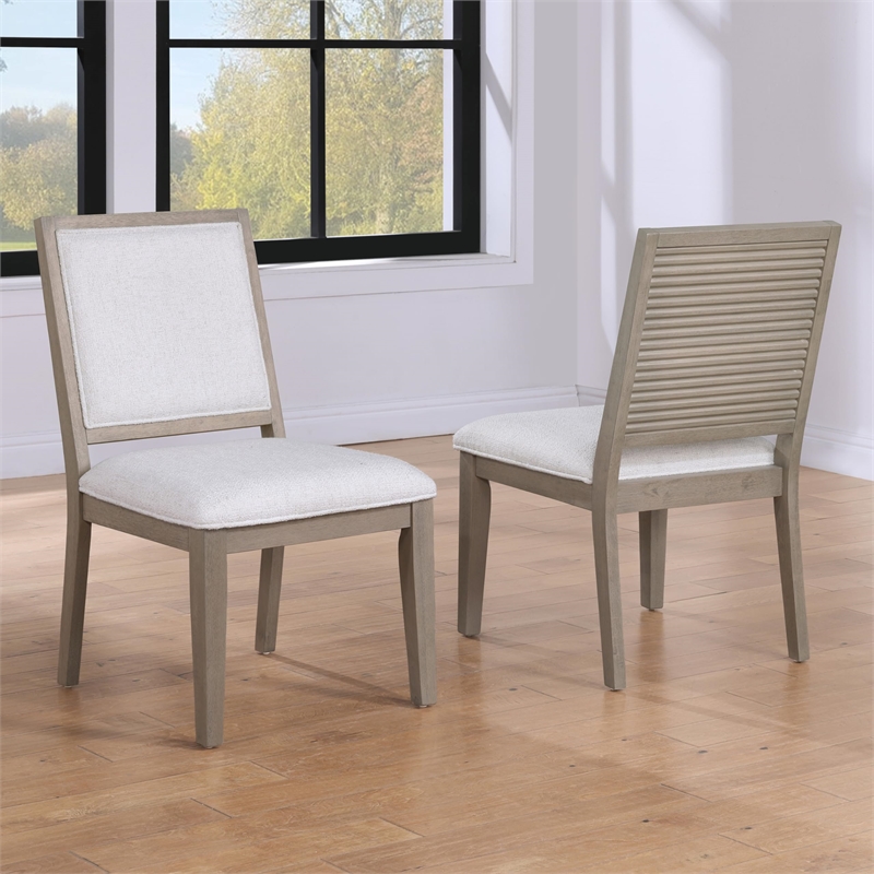 Pemberly Row Contemporary 7-Piece Complete Dining Set in Brown
