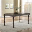 Pemberly Row Contemporary 5-piece Complete Dining Set in Brown