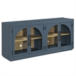 Pemberly Row Engineered Wood Modern / Contemporary Server in Blue