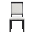 Pemberly Row Modern / Contemporary Black 5-piece Complete Dining Set