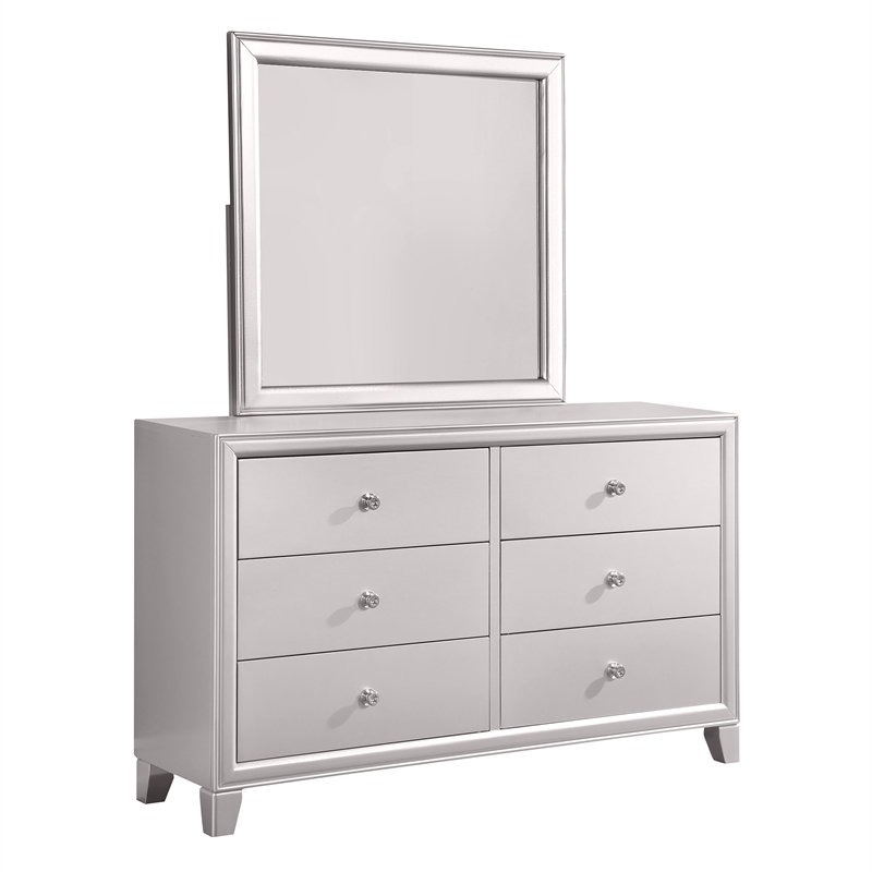 Pemberly Row Engineered Wood Contemporary King 5-piece Bedroom Set