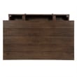 Pemberly Row Contemporary Lift-Top Cocktail Table with Casters in Brown